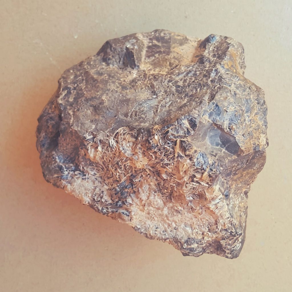 Close-up of raw 3Ts ore extracted from Great Lakes Region mining sites