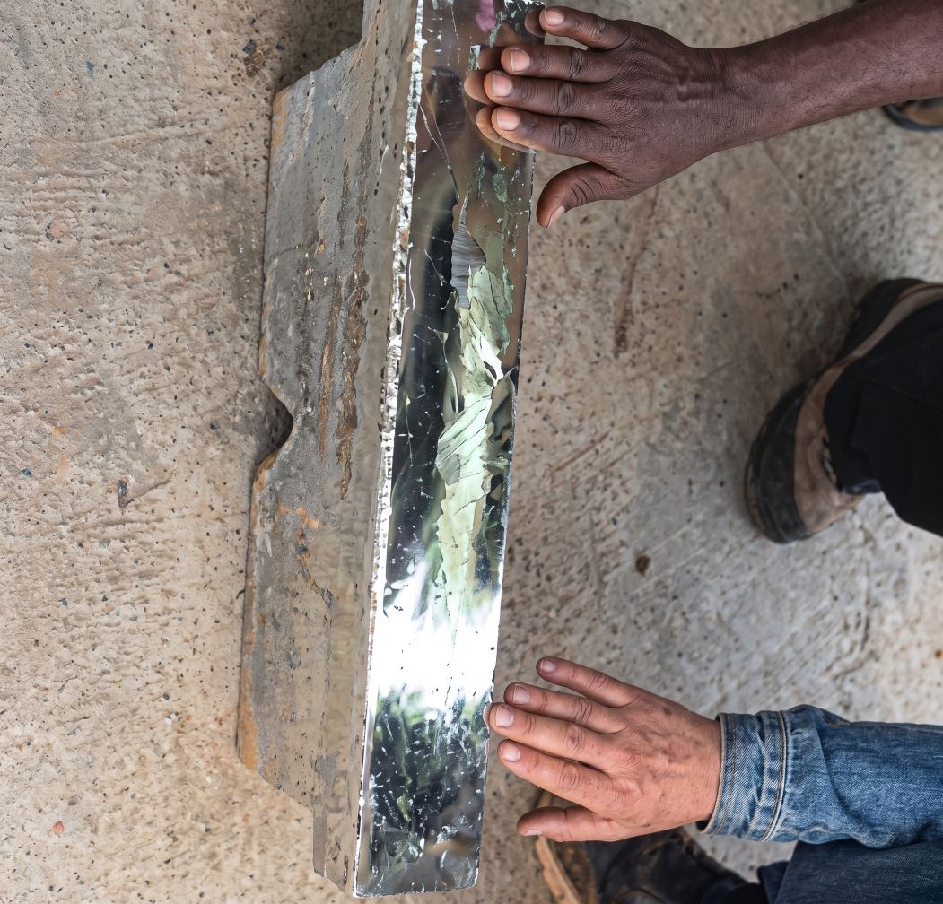 Tin processing step 03: Ingots